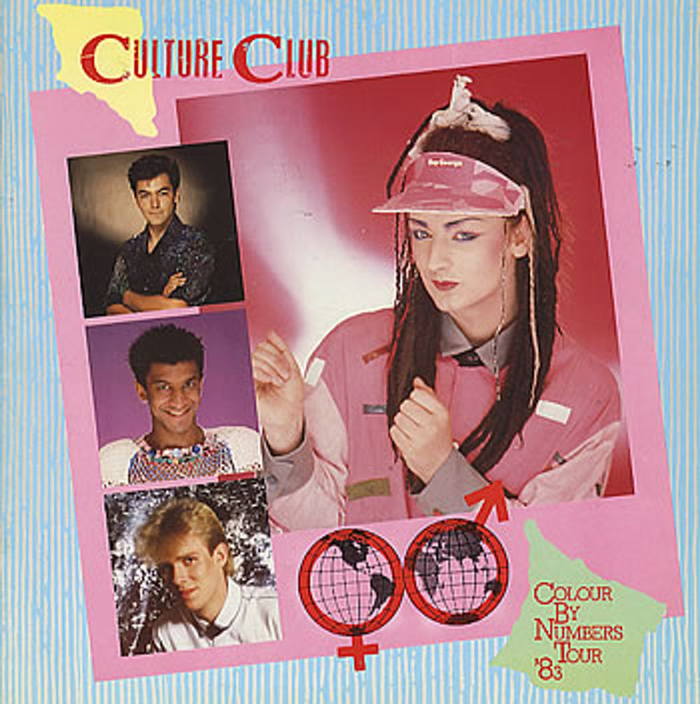Culture Club Colour By Numbers Tour '83 UK tour programme TOUR PROGRAMME
