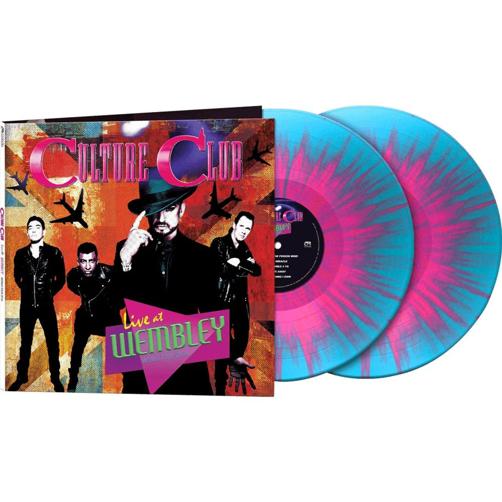 Culture Club Live At Wembley: World Tour 2016 - Pink & Blue Splatter Vinyl - Sealed US 2-LP vinyl record set (Double LP Album) CLO3473