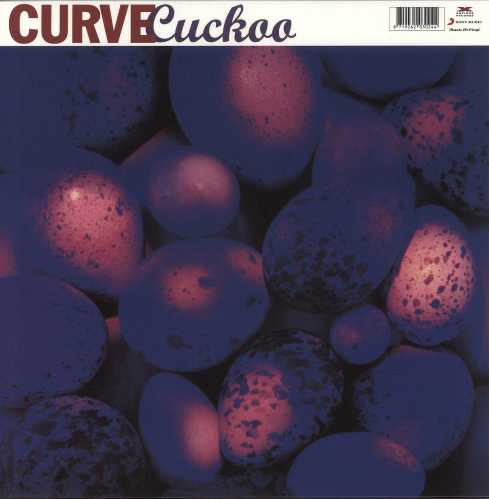 Curve Cuckoo - Pink & Purple Marbled Vinyl UK vinyl LP album (LP record) MOVLP3478