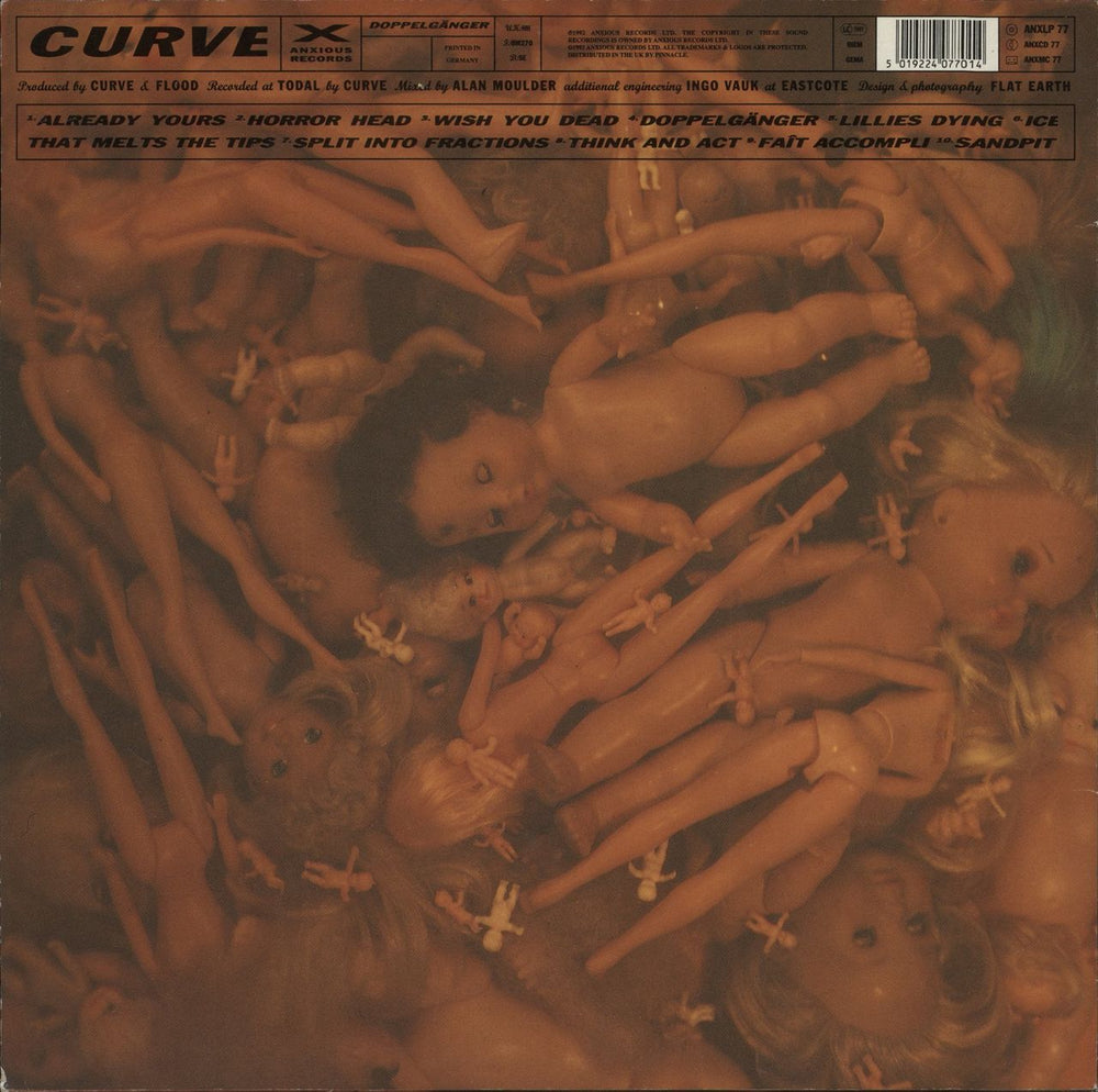 Curve Doppelganger German vinyl LP album (LP record) 5019224077014