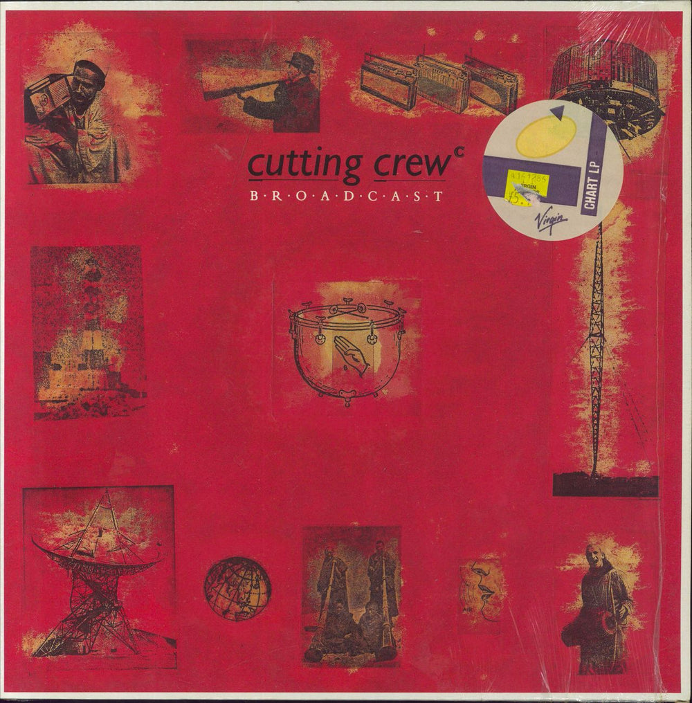 Cutting Crew Broadcast UK vinyl LP album (LP record) SIRENLP7