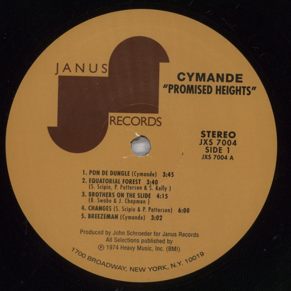 Cymande Promised Heights US vinyl LP album (LP record) C3NLPPR841902