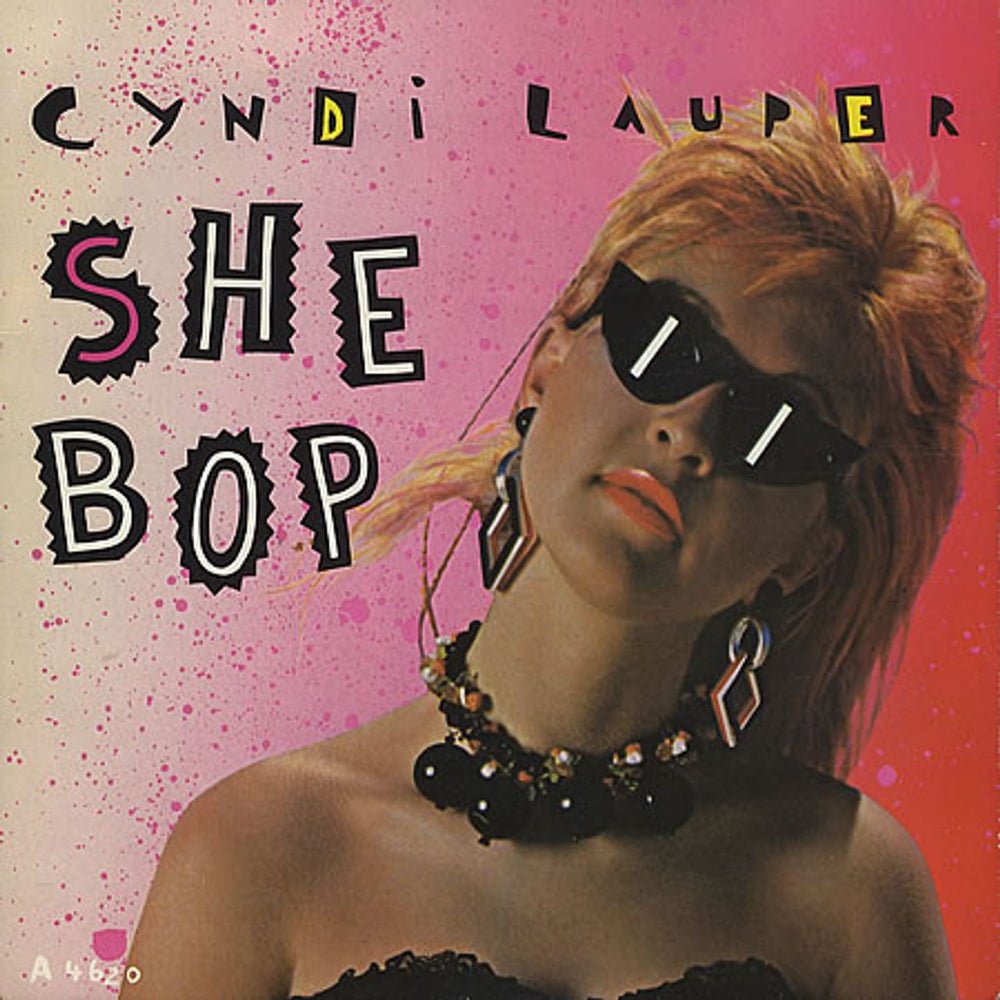 Cyndi Lauper She Bop UK 7" vinyl single (7 inch record / 45) A4620