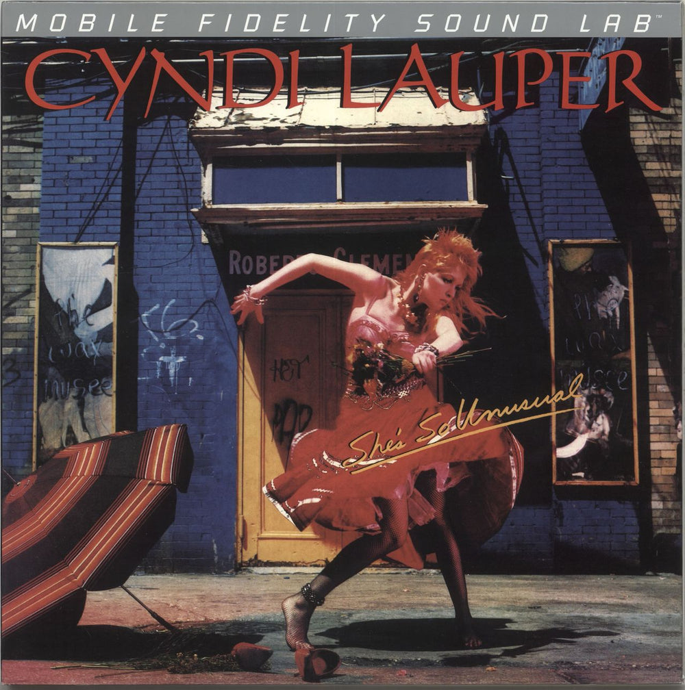 Cyndi Lauper She's So Unusual - Silver Label Series - Sealed US vinyl LP album (LP record) MOFI1-027