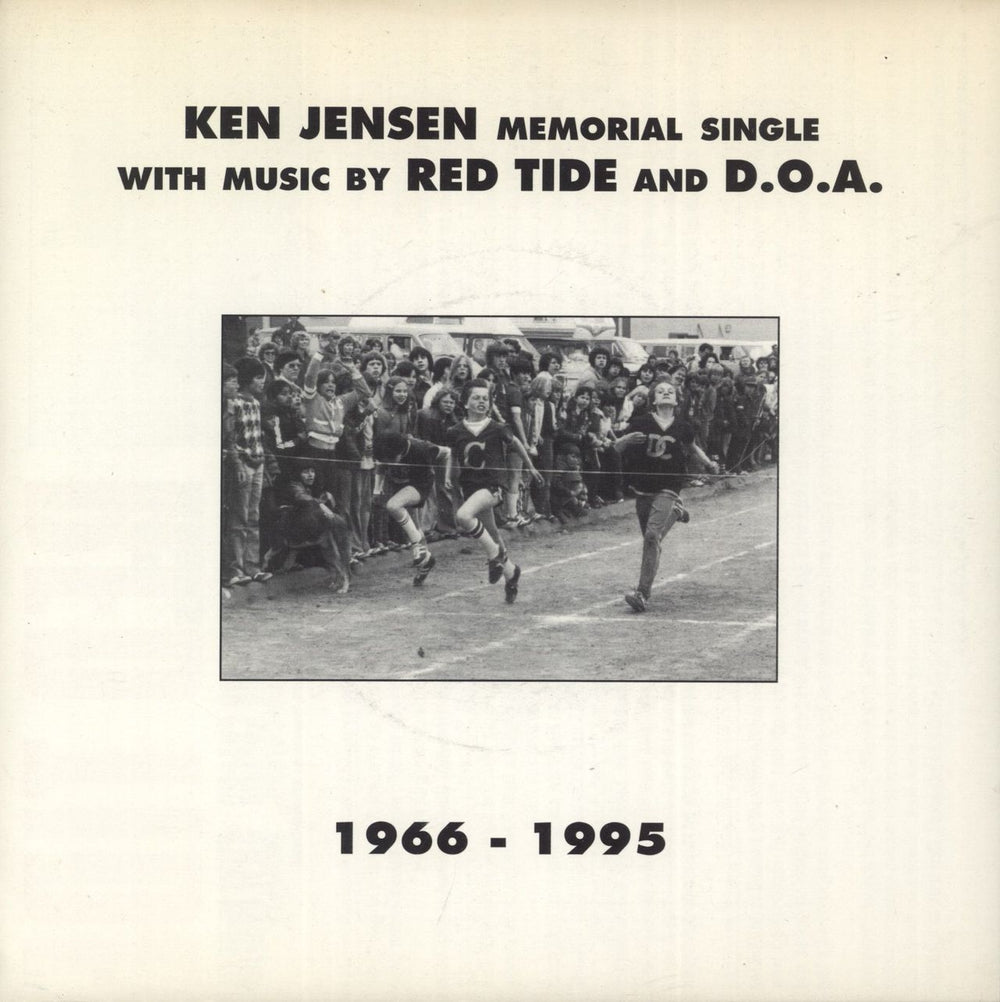 D.O.A. Ken Jensen Memorial Single [1966-1995] UK 7" vinyl single (7 inch record / 45) VIRUS161