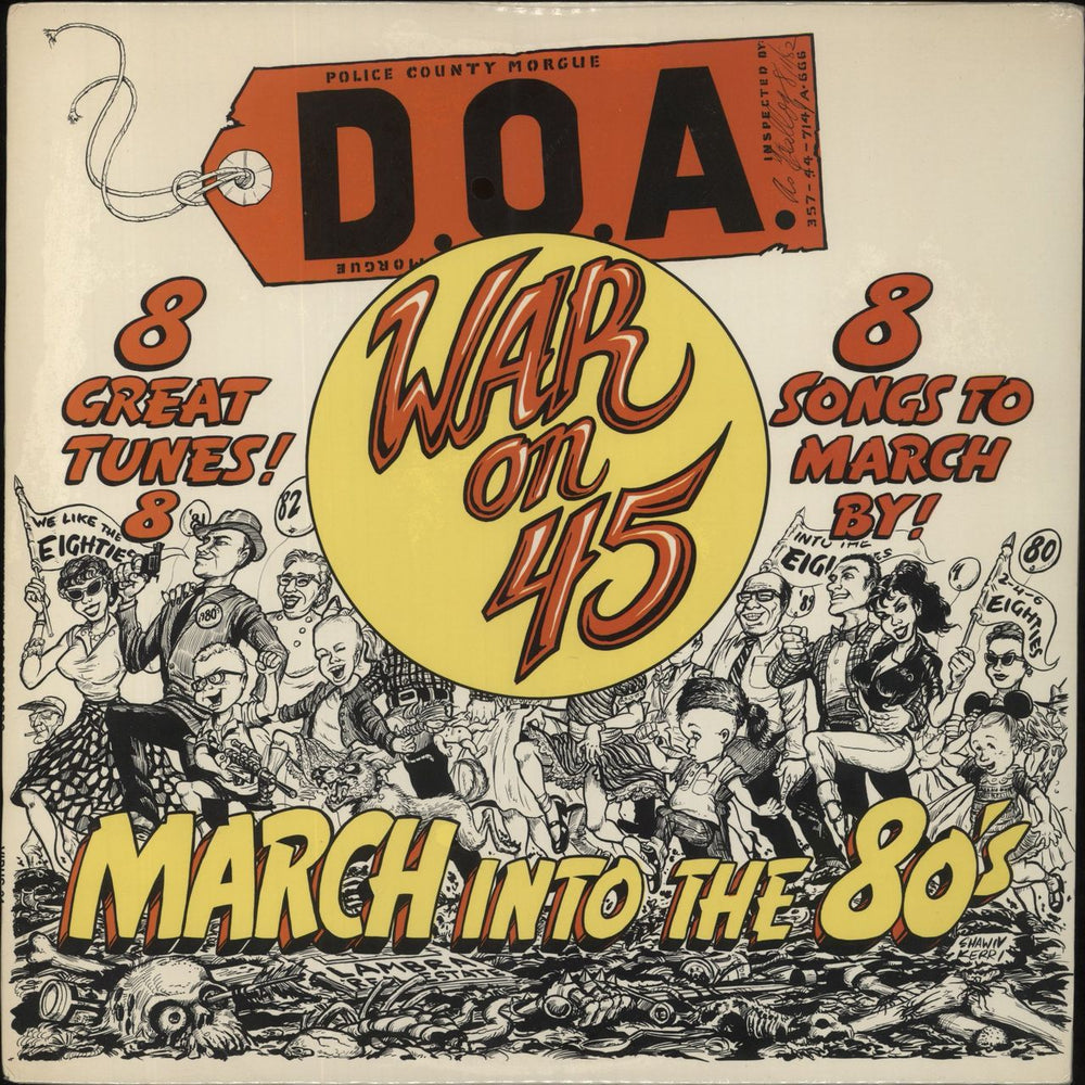 D.O.A. War On 45 - Sealed UK 12" vinyl single (12 inch record / Maxi-single) VIRUS24