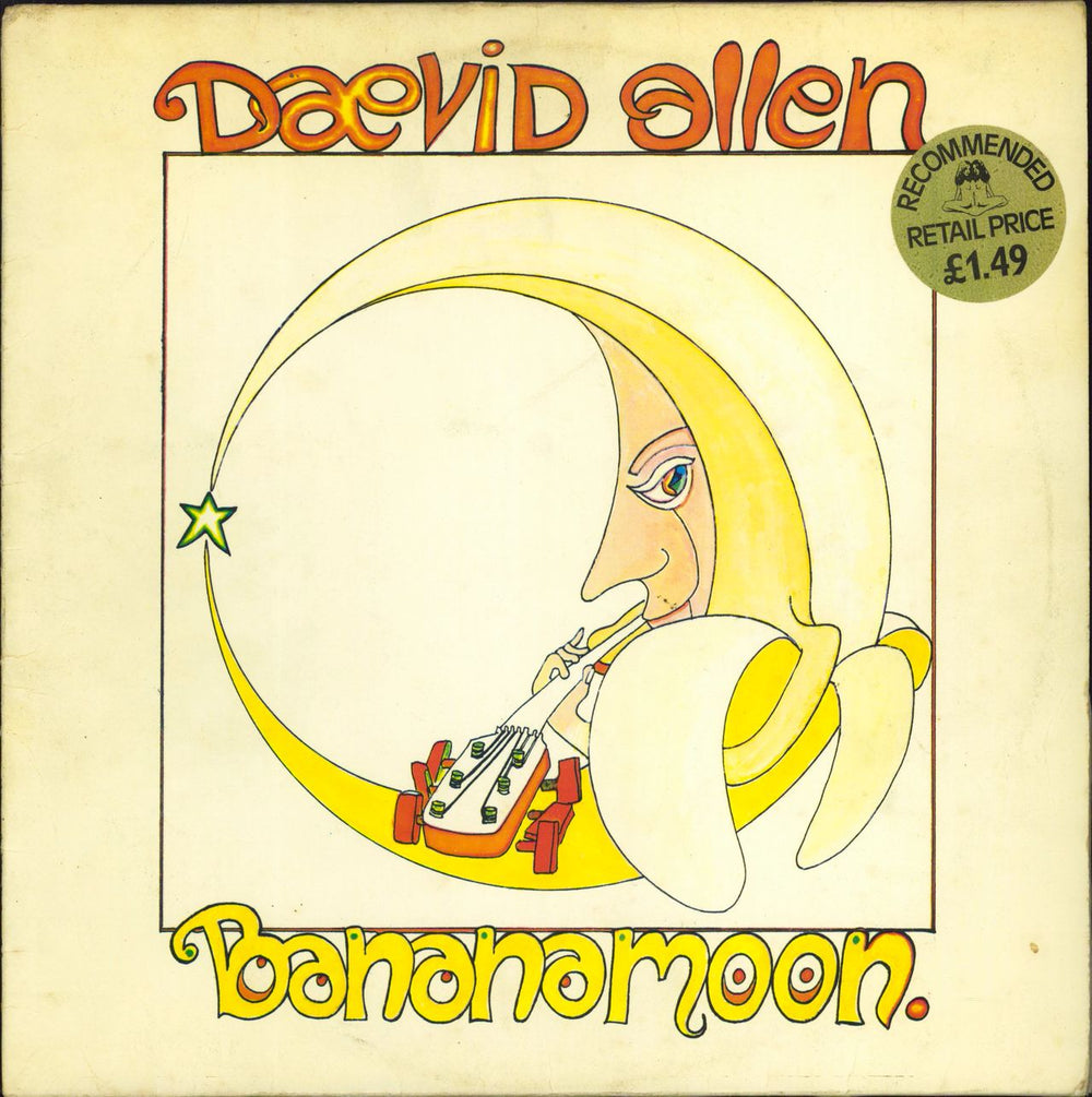 Daevid Allen Banana Moon - RRP Stickered Sleeve UK vinyl LP album (LP record) C1512