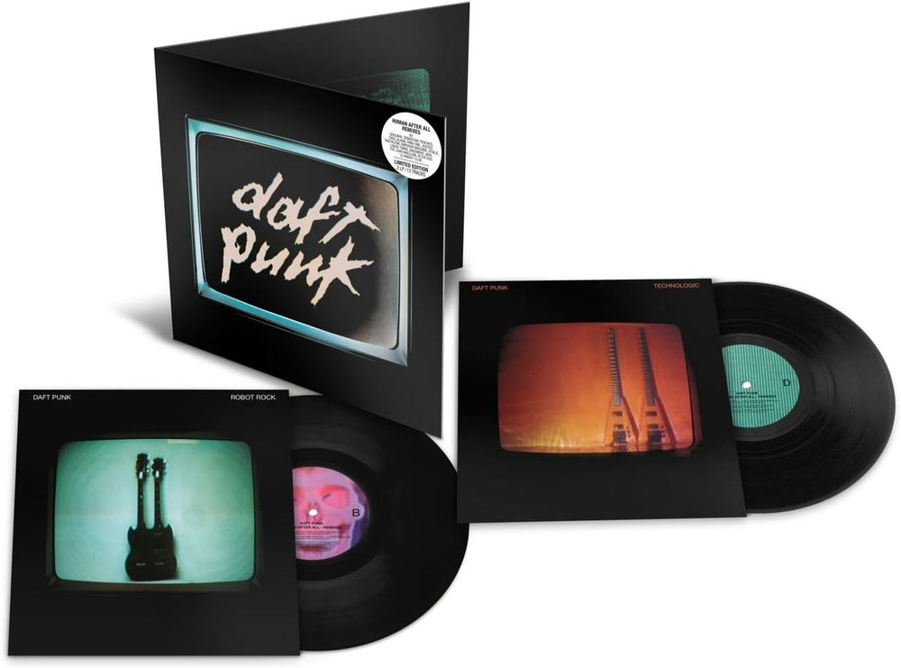 Daft Punk Human After All Remixes - 180 Gram Black Vinyl - Sealed UK 2-LP vinyl record set (Double LP Album) 5021732776716