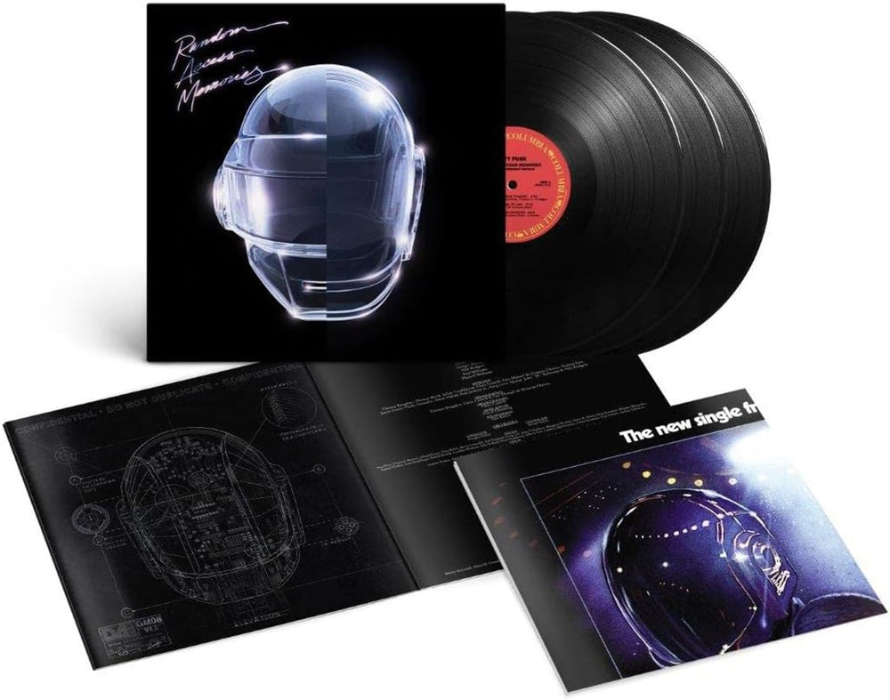 Daft Punk Random Access Memories - 10th Anniversary Edition - 180 Gram Black Vinyl - Sealed UK 3-LP vinyl record set (Triple LP Album) DFP3LRA870766