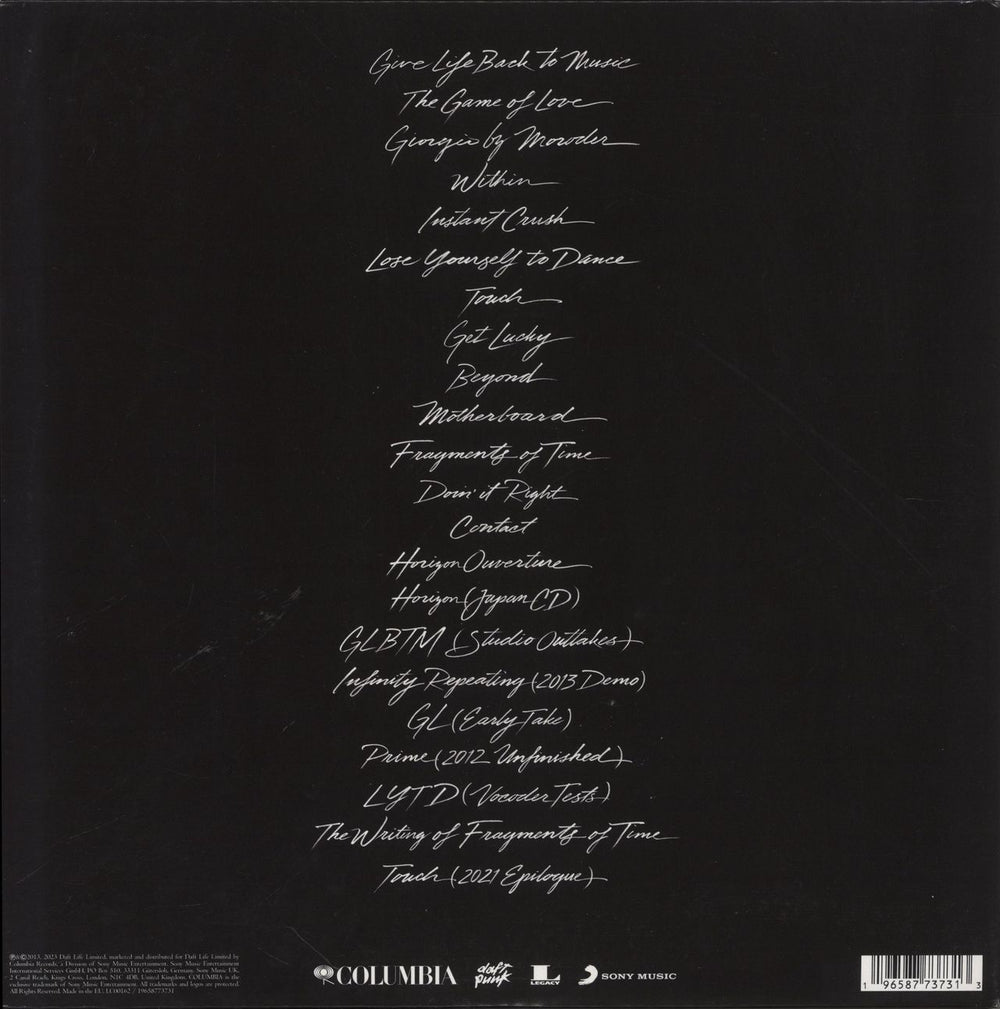 Daft Punk Random Access Memories - 10th Anniversary Edition UK 3-LP vinyl record set (Triple LP Album) 196587737313