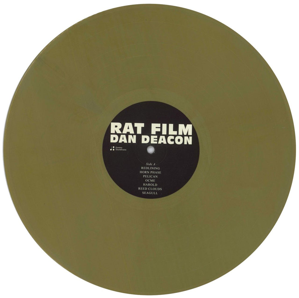 Dan Deacon Rat Film [Original Motion Picture Soundtrack] - Rat Hair Coloured Vinyl US vinyl LP album (LP record) I1NLPRA834232