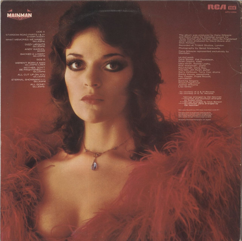 Dana Gillespie Weren't Born A Man - EX UK vinyl LP album (LP record)