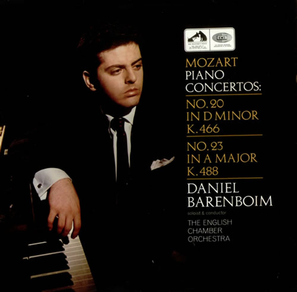 Daniel Barenboim Mozart: Piano Concertos - 2nd UK vinyl LP album (LP record) ASD2318