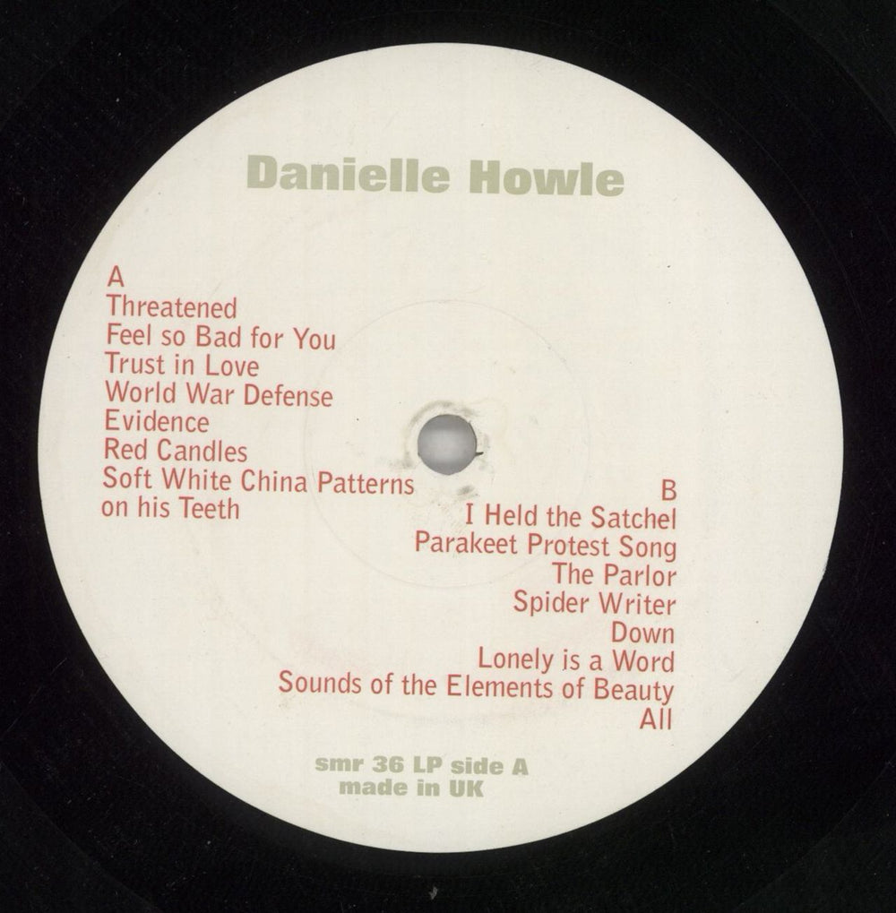 Danielle Howle About To Burst UK vinyl LP album (LP record) D2OLPAB863517