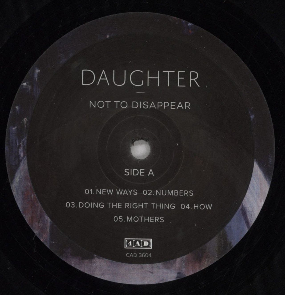 Daughter Not To Disappear UK vinyl LP album (LP record) E62LPNO843659