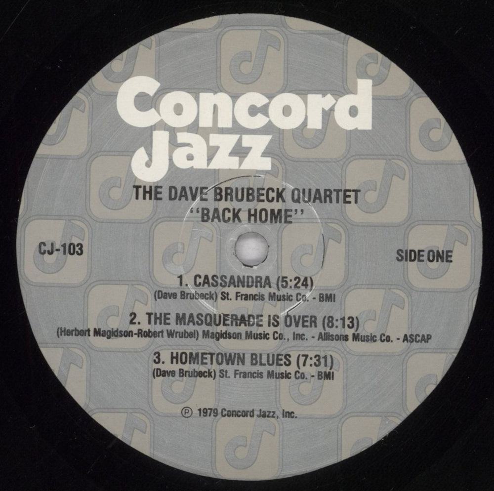 Dave Brubeck Back Home - Shrink US vinyl LP album (LP record) DBRLPBA839440