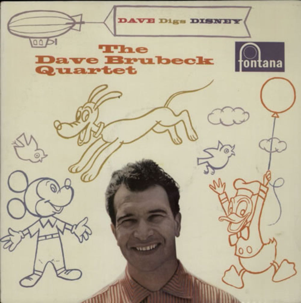 Dave Brubeck Dave Digs Disney UK vinyl LP album (LP record) TFL5017