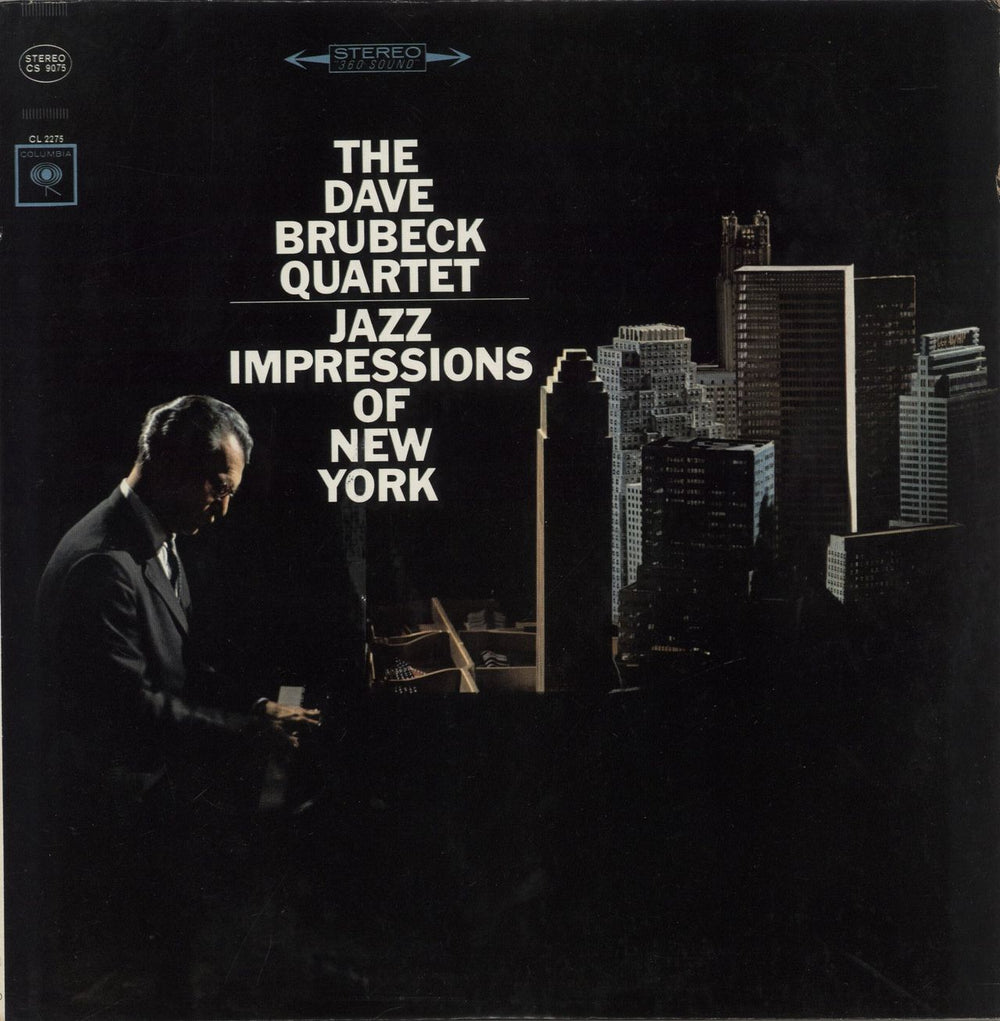 Dave Brubeck Jazz Impressions Of New York US vinyl LP album (LP record) CS9075