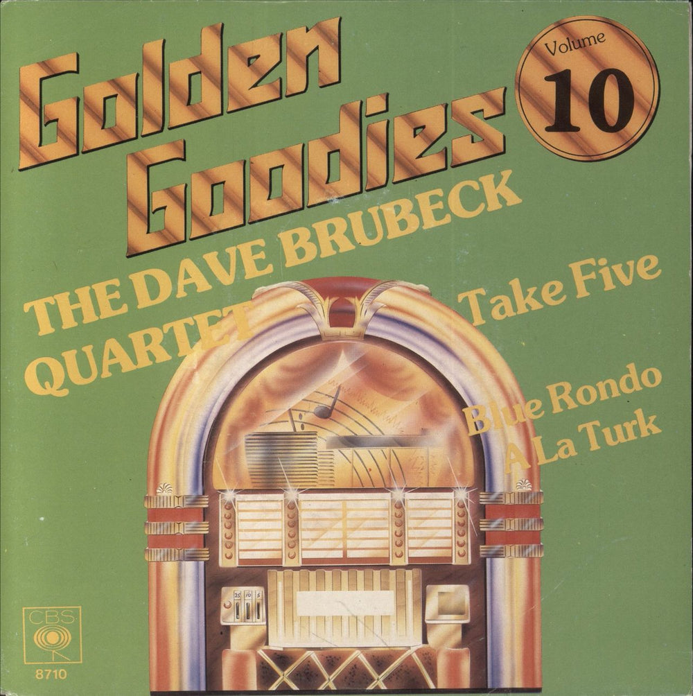 Dave Brubeck Take Five Dutch 7" vinyl single (7 inch record / 45) 8710