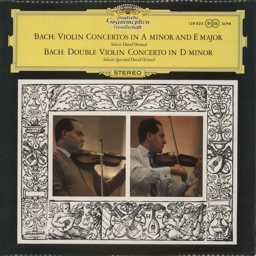 David & Igor Oïstrakh Bach: Violin Concertos in A Minor & E Major / Double Violin Concerto in D Minor German vinyl LP album (LP record) 138820
