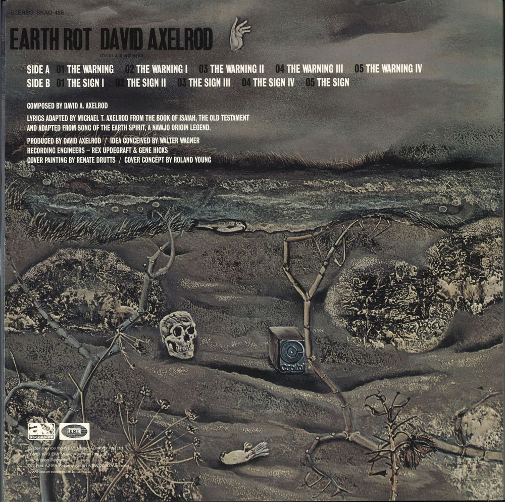 David Axelrod Earth Rot US vinyl LP album (LP record)