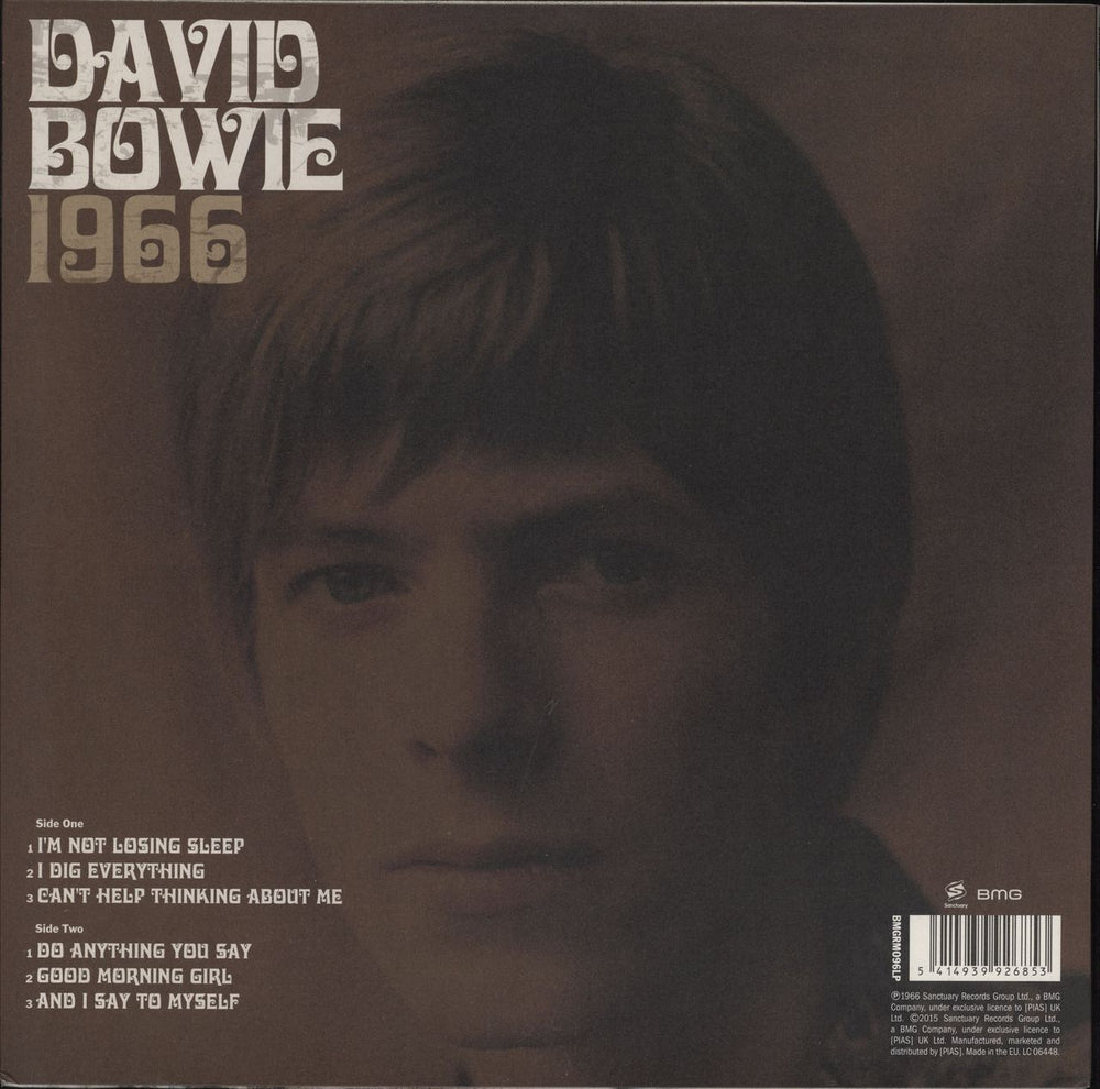 David Bowie 1966 (Nineteen Sixty Six) - 180 Gram - Sealed UK vinyl LP album (LP record) 5414939926853