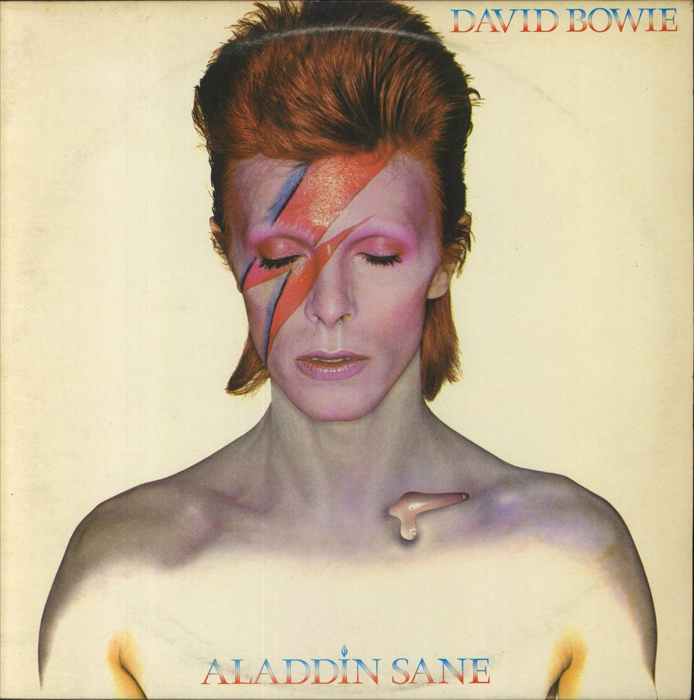 David Bowie Aladdin Sane - 2nd + insert - VG UK vinyl LP album (LP record) RS1001