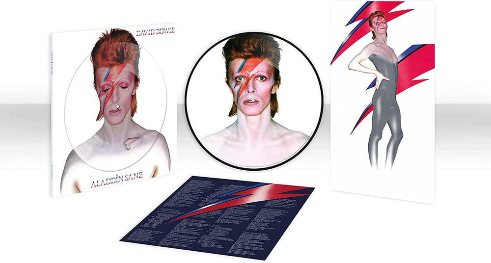 David Bowie Aladdin Sane - 50th Anniversary Picture Disc Edition - Sealed UK picture disc LP (vinyl picture disc album) DBASPD2023