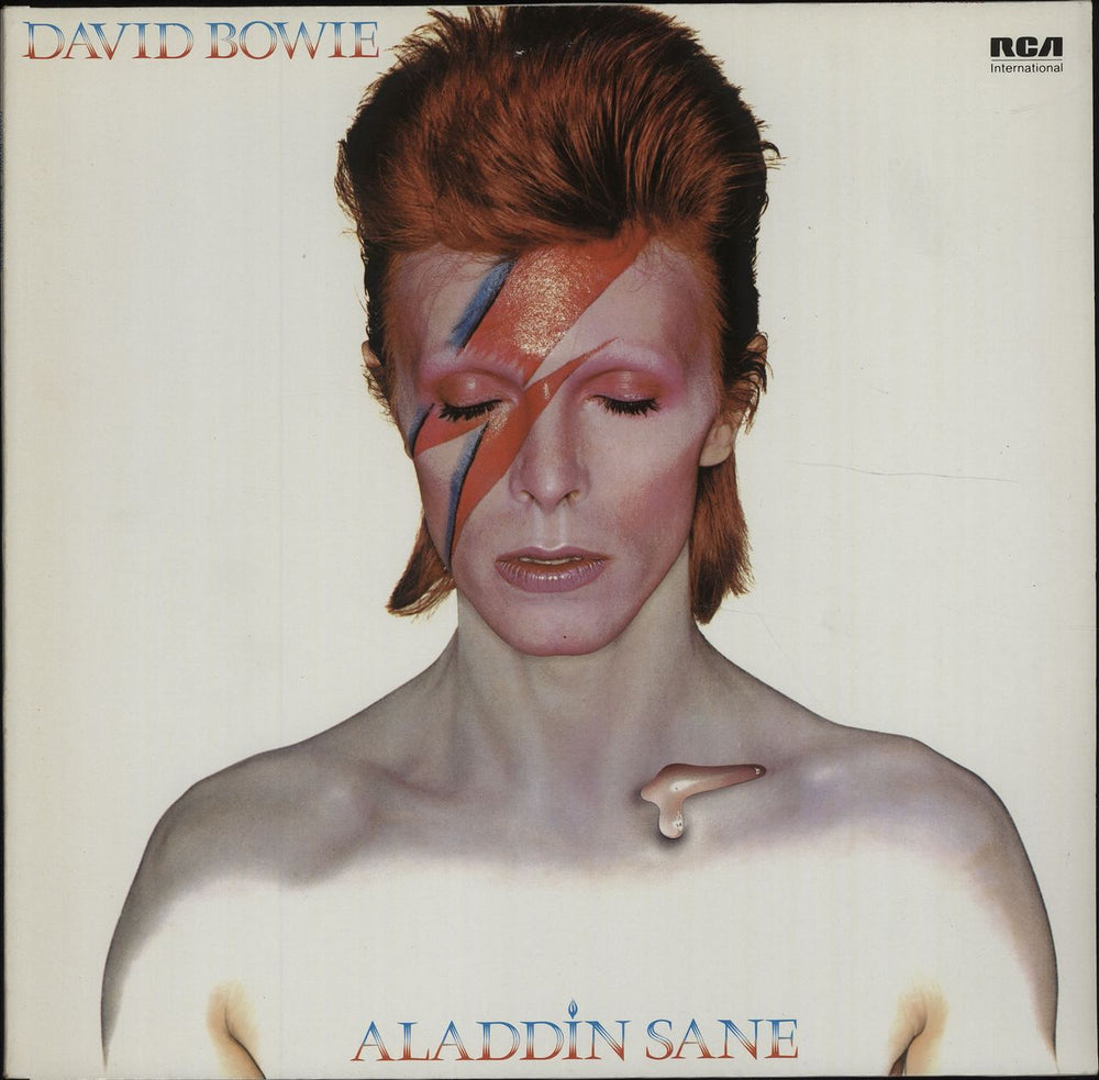 David Bowie Aladdin Sane German vinyl LP album (LP record) NL83890