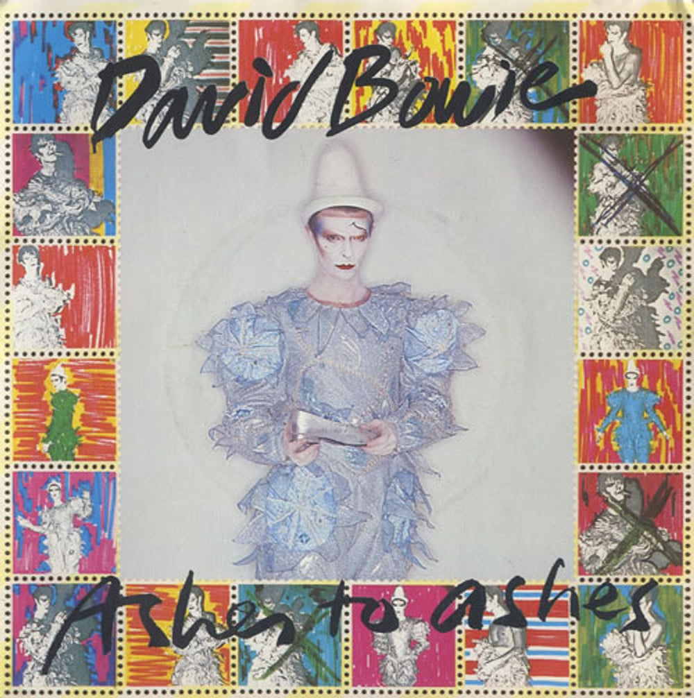 David Bowie Ashes To Ashes - P/S C + Stamps - 4pr UK 7" vinyl single (7 inch record / 45) BOW6