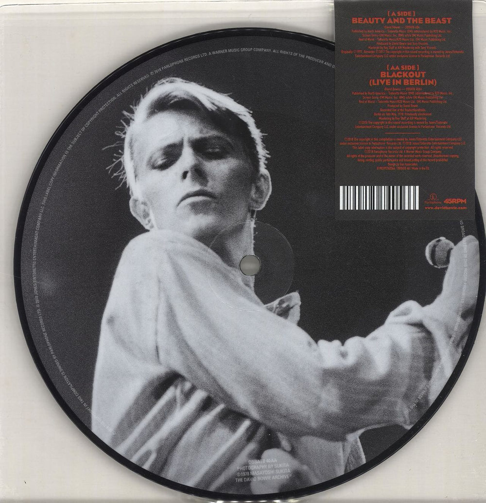 David Bowie Beauty And The Beast - Sealed UK 7" vinyl picture disc (7 inch picture disc single) BOW7PBE689091