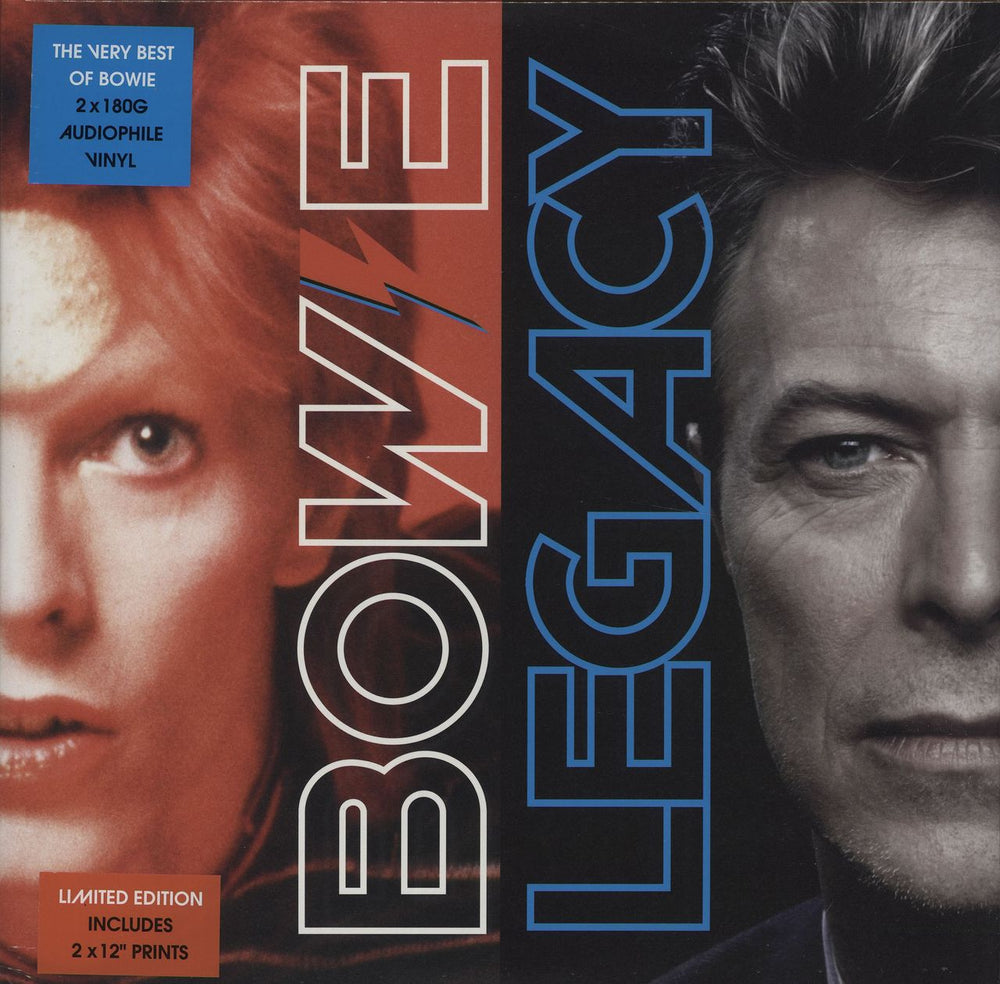 David Bowie Bowie Legacy + 2 Art Prints - Sealed UK 2-LP vinyl record set (Double LP Album) DBLP64161