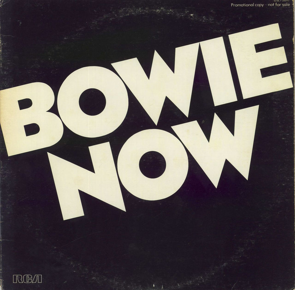 David Bowie Bowie Now US Promo vinyl LP album (LP record) DJL1-2697