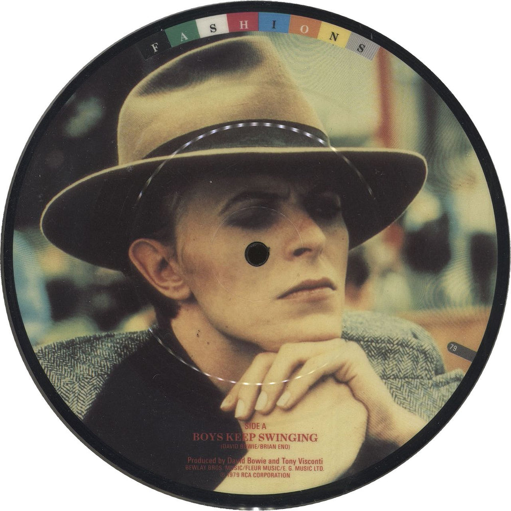 David Bowie Boys Keep Swinging UK 7" vinyl picture disc (7 inch picture disc single) BOWP109