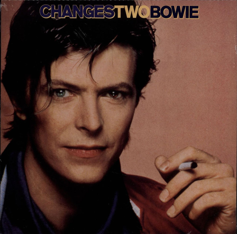 David Bowie Changes Two: Blue + Black Vinyl UK 2-LP vinyl record set (Double LP Album) CTBLP2018