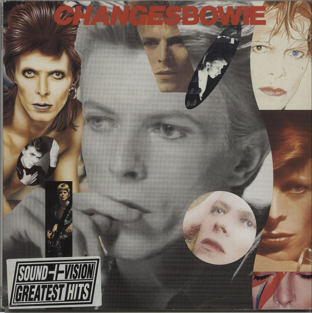 David Bowie ChangesBowie - Stickered - EX UK 2-LP vinyl record set (Double LP Album) DBTV1