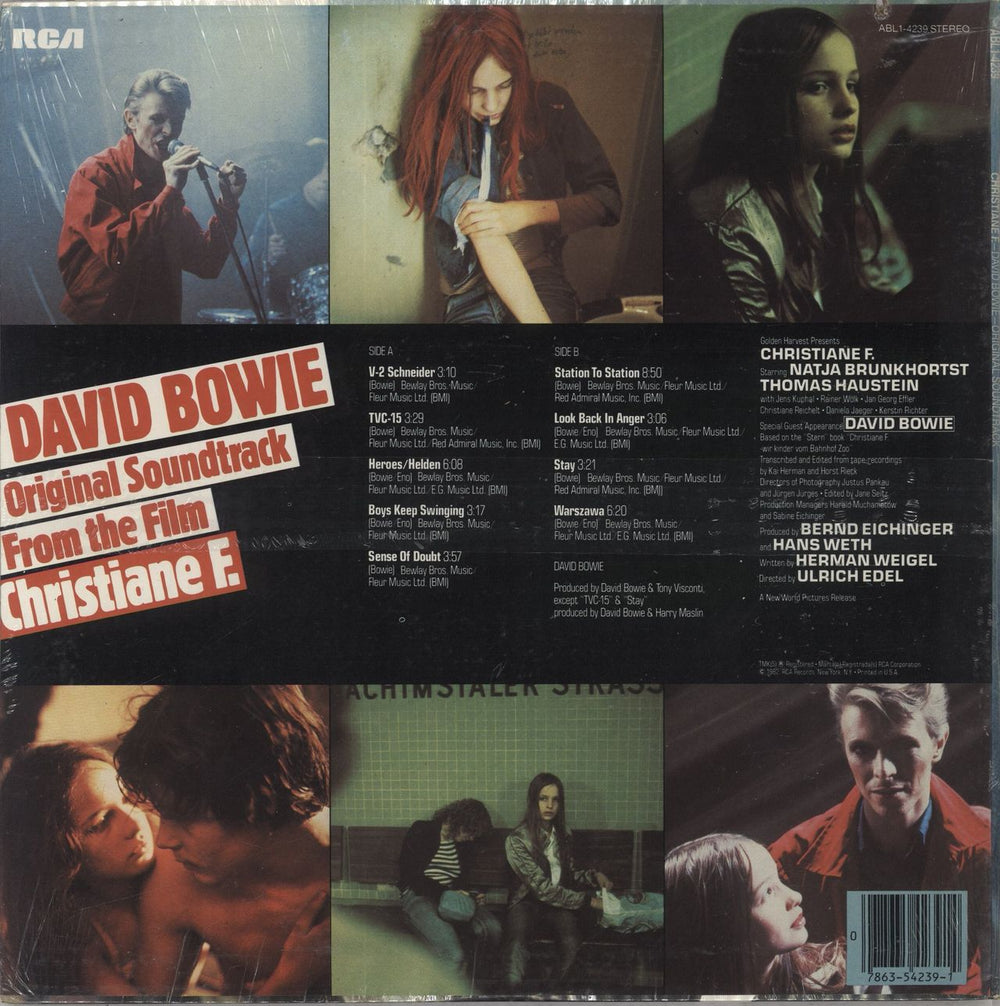 David Bowie Christiane F. - Sealed US vinyl LP album (LP record) BOWLPCH91280