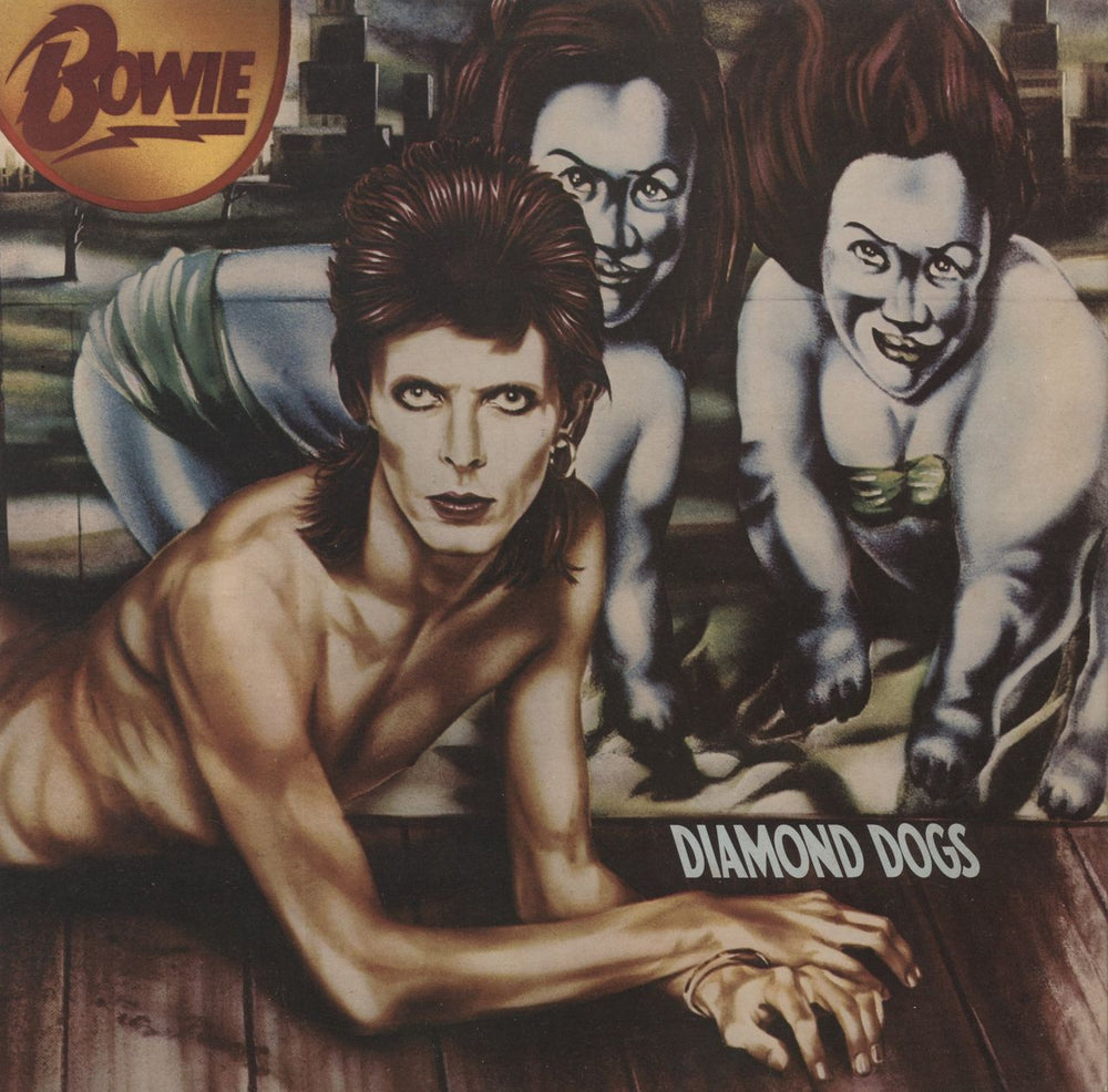 David Bowie Diamond Dogs - 5th UK vinyl LP album (LP record) APL1-0576