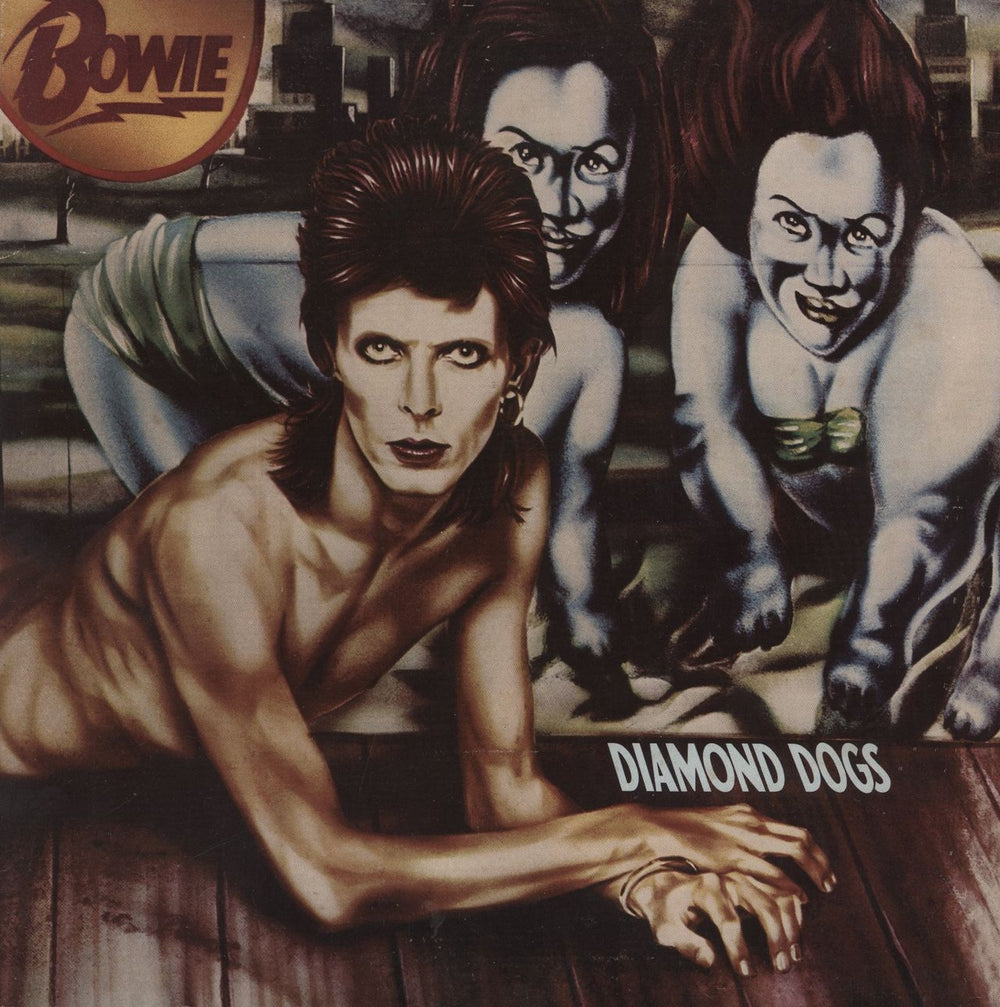 David Bowie Diamond Dogs Italian vinyl LP album (LP record) CPL1-0576