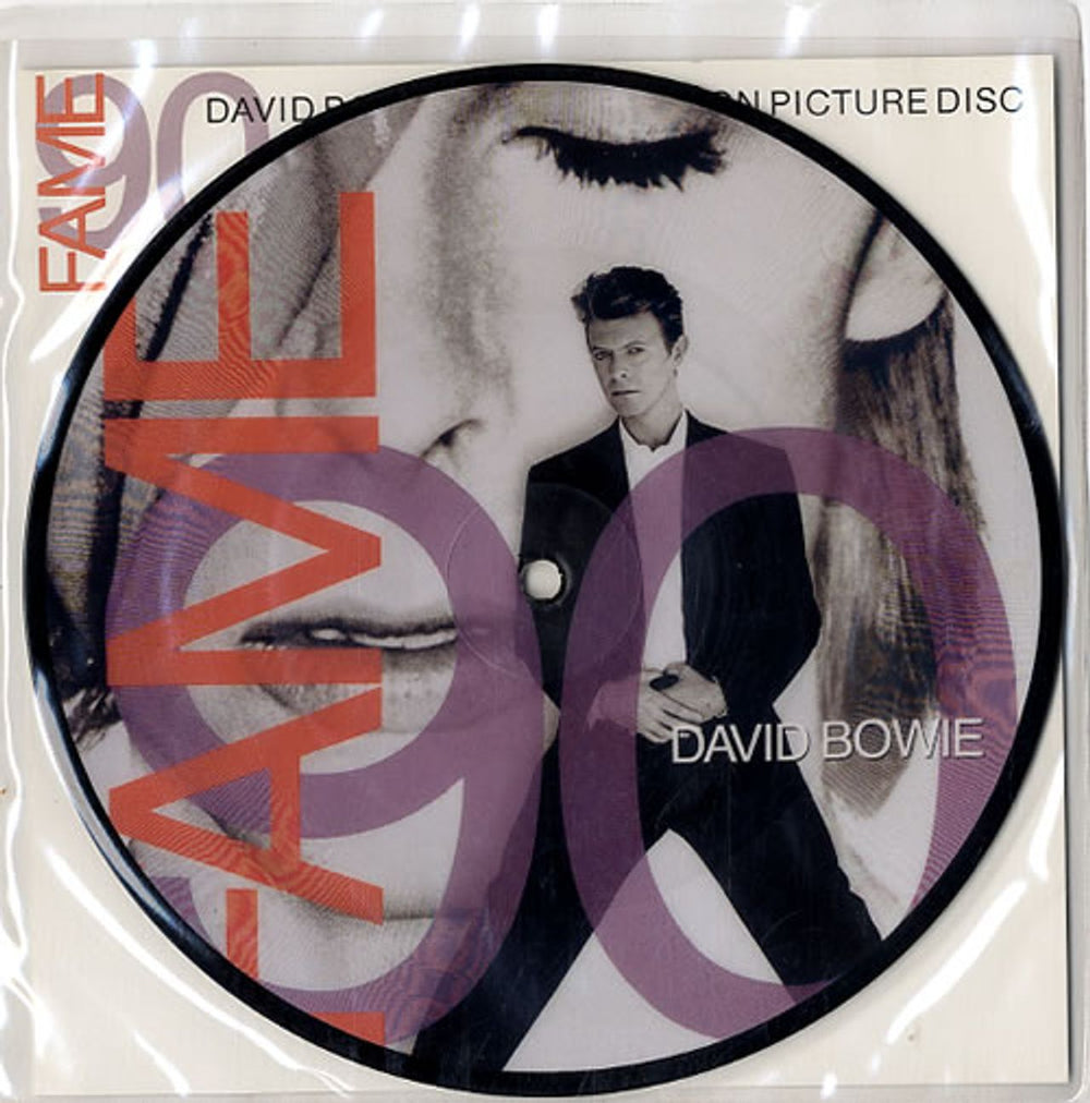 David Bowie Fame 90 UK 7" vinyl picture disc (7 inch picture disc single) FAMEPD90