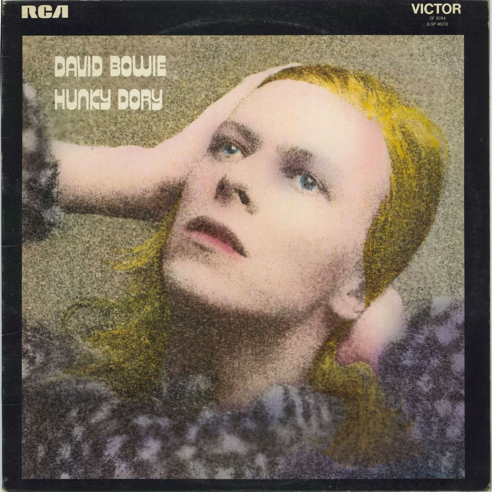 David Bowie Hunky Dory - 3rd + Insert - EX UK vinyl LP album (LP record) SF8244