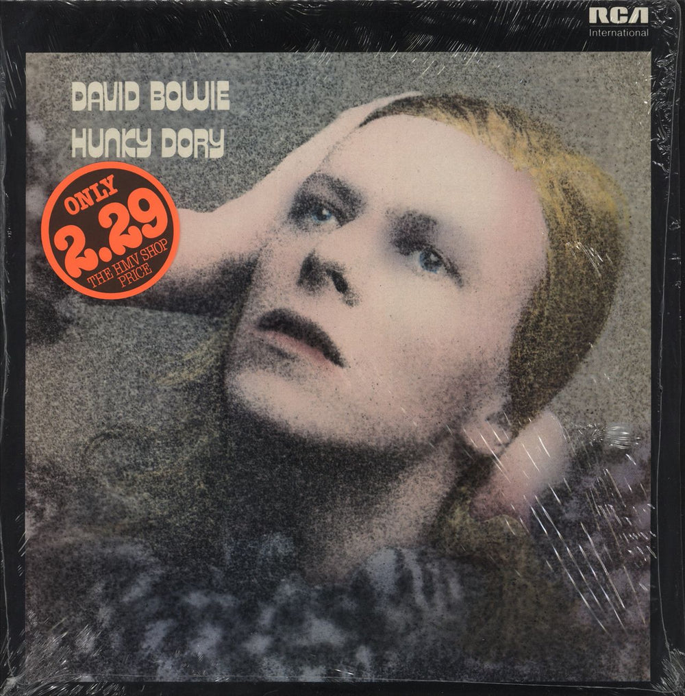 David Bowie Hunky Dory - Shrink UK vinyl LP album (LP record) INTS5064