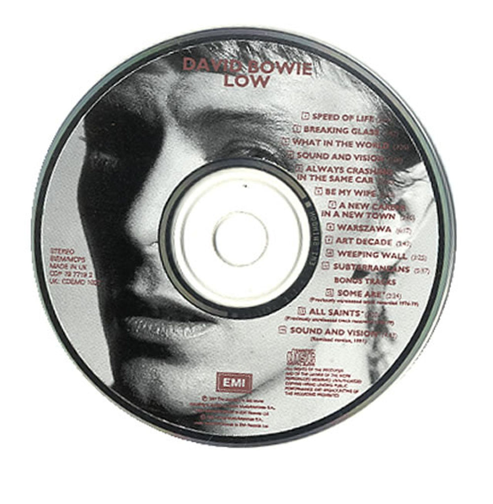 David Bowie Low UK CD album (CDLP) BOWCDLO164813