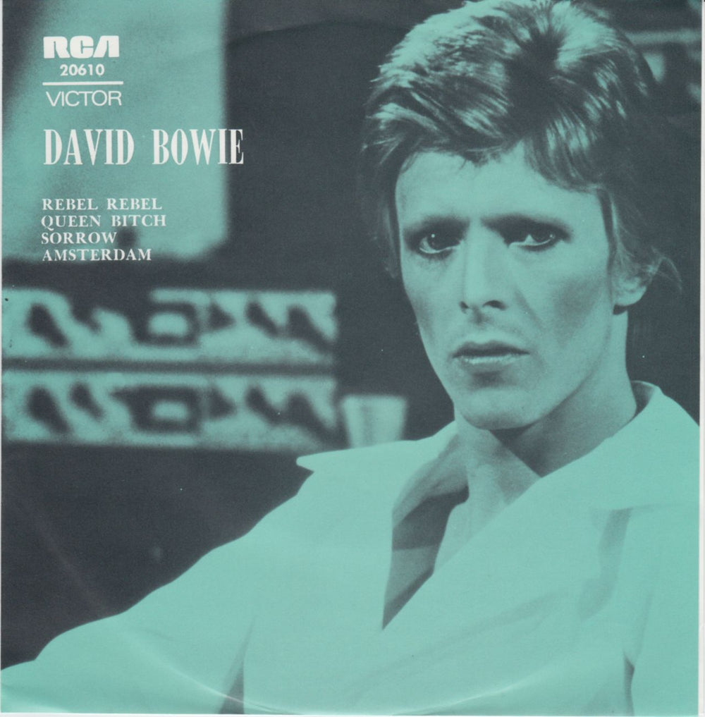 David Bowie Rebel Rebel EP - Side Wraparound Australian 7" vinyl single (7 inch record / 45) 20610