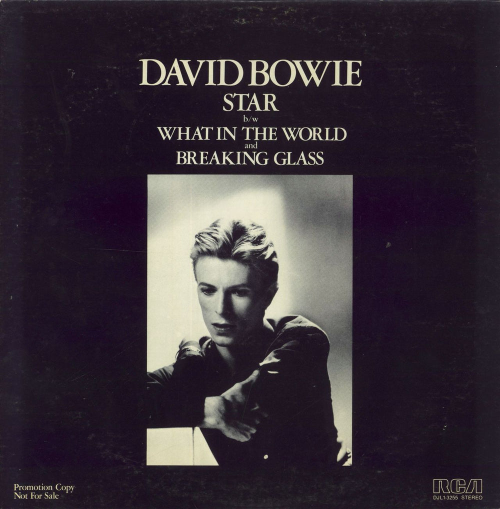 David Bowie Star - White Vinyl US Promo 12" vinyl single (12 inch record / Maxi-single) DJL1-3255