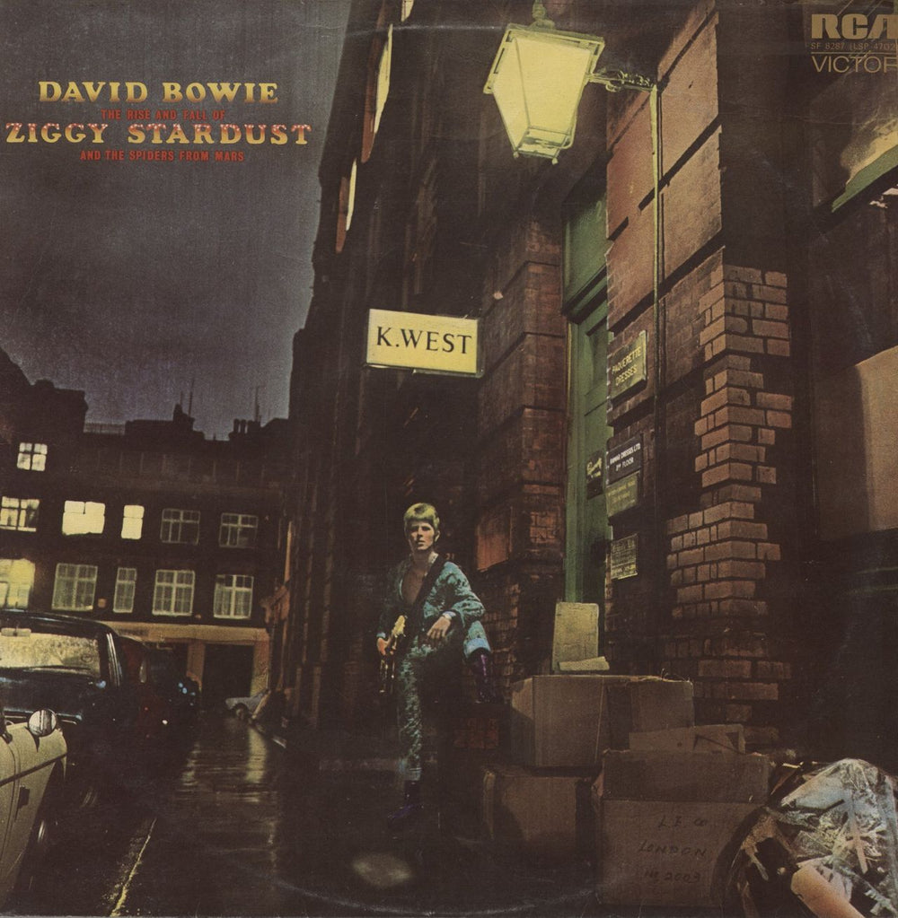 David Bowie The Rise And Fall Of Ziggy Stardust - 1st - 1E - VG UK vinyl LP album (LP record) SF8287