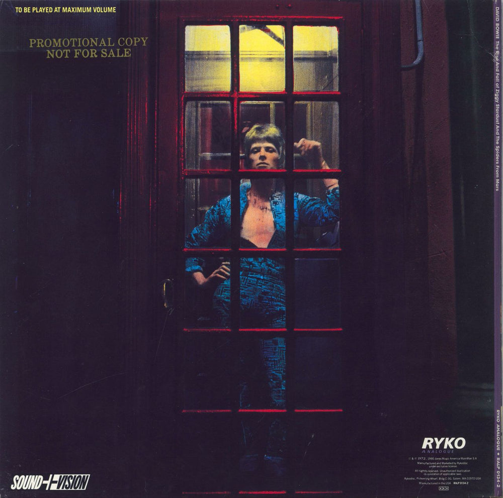 David Bowie The Rise & Fall Of Ziggy Stardust + Press Release US