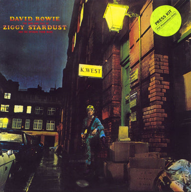 David Bowie The Rise & Fall Of Ziggy Stardust + Press Release US Promo —  RareVinyl.com