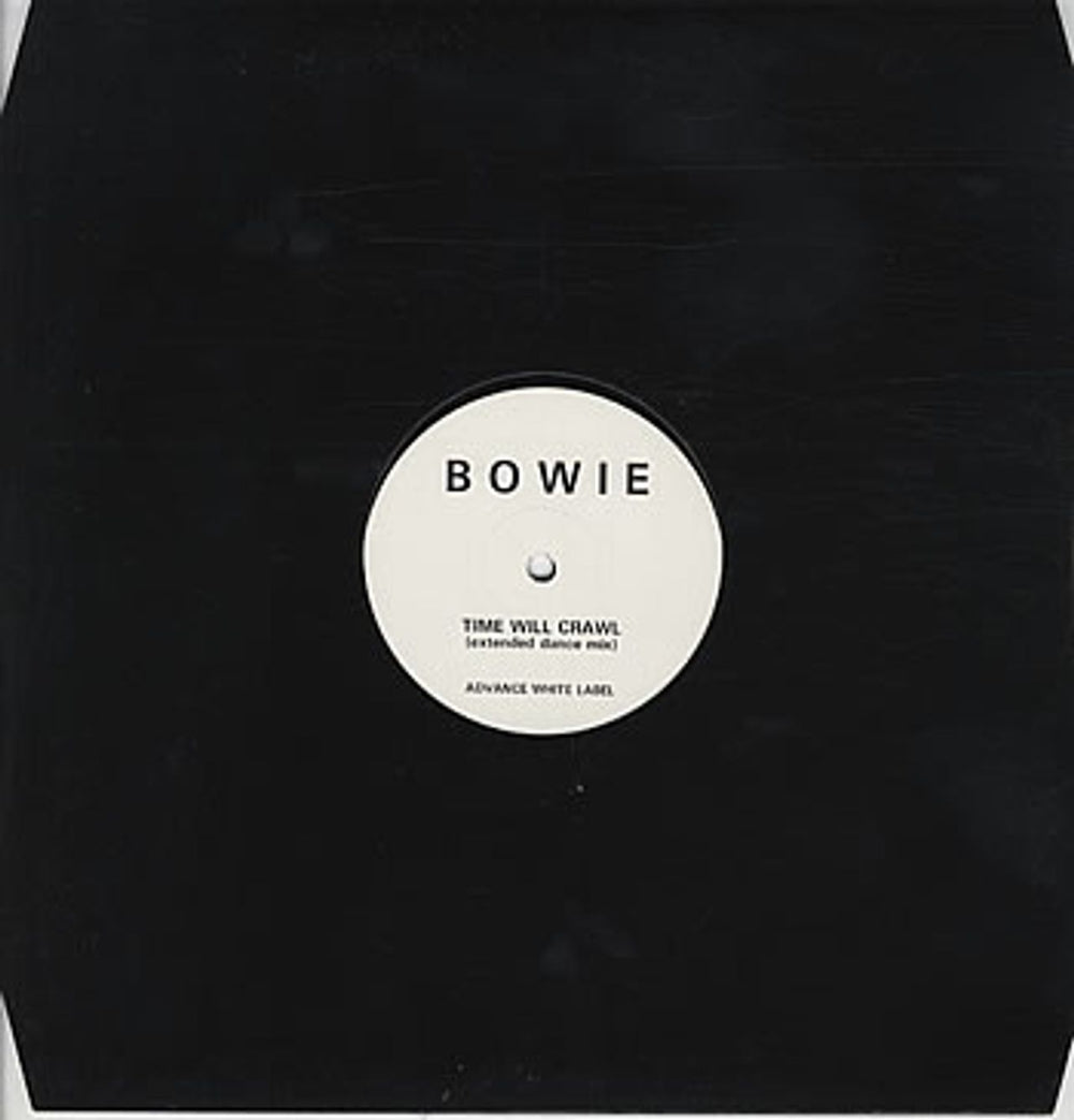 David Bowie Time Will Crawl UK Promo 12" vinyl single (12 inch record / Maxi-single) 12EA237