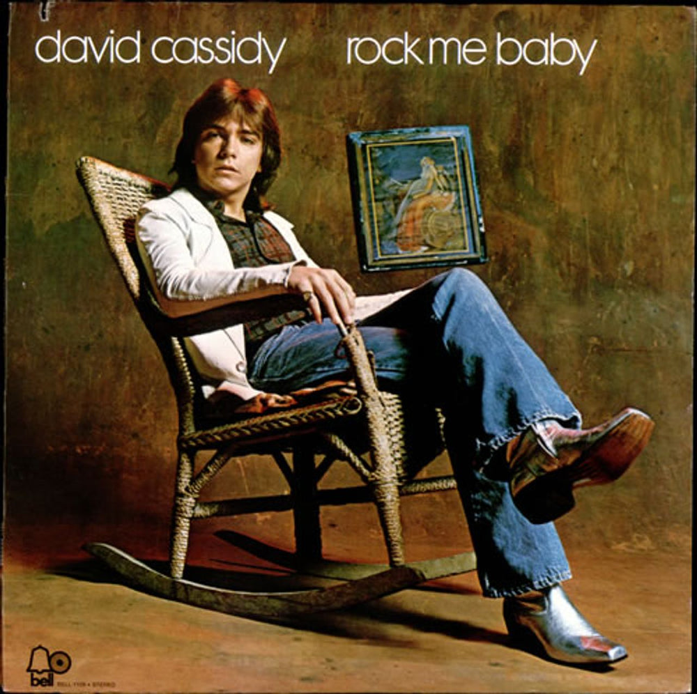 David Cassidy Rock Me Baby US vinyl LP album (LP record) BELL1109